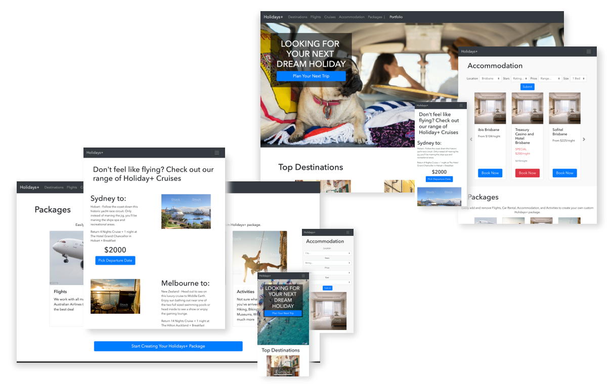 holidaysplus website